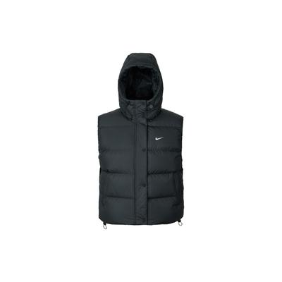 Therma-Fit Daunenweste mit Logo Kapuze Reißverschluss Ärmellos Damenweste IH1010-010
