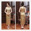 Chinese Style Cheongsam Dresses Floral Print Traditional Clothing Bodycon Dresses  Wedding