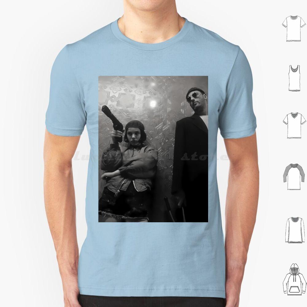 Leon The Professional Midcentury Retro Movie Poster T Shirt 6xl Cotton Cool Tee Leon Leon The Professional Movie The