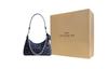 Coach Juliet 28 Klassisches Logo Reißverschluss Stoff Handtasche Umhängetasche Schultertasche Groß Damen Dunkelblau Gemischte Farbe
