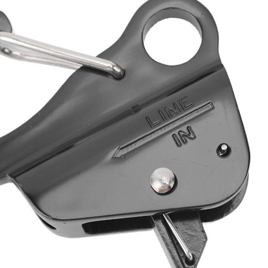 Stainless Steel Sliding Rope Hook Heavy Duty Pontoon Boat Fender Clamps Quick Release Adjustable Docking Clip for 3/8"-5/8" Rope