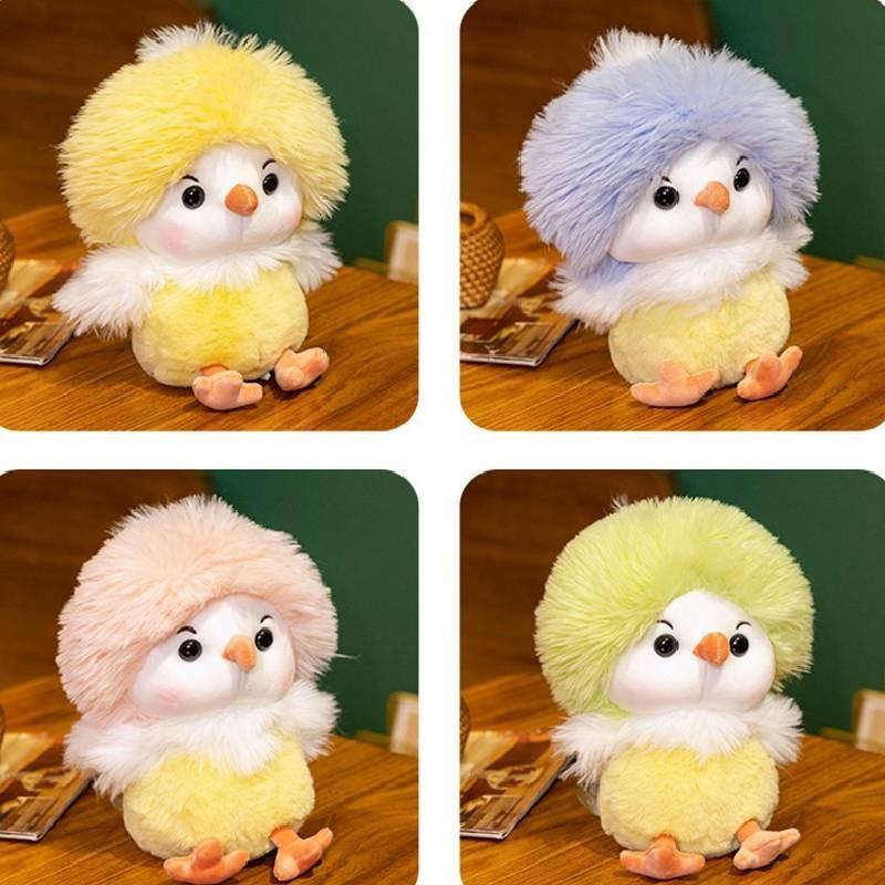 Plush Chicken Toy Cartoon Animal Stuffed Doll Room Sofa Decoration Kids Gift