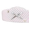 Y2K Niche Stripe Bow Sailor Hat Diamond-Encrusted Breathable Flipped Brim Beret Comfortable Stripe Sailor Hat Women