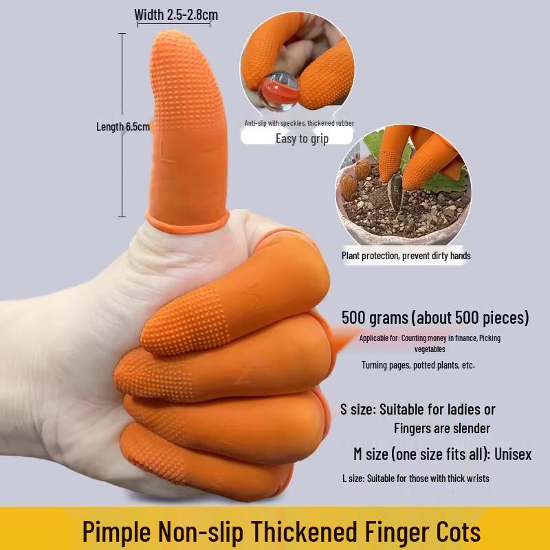 

Disposable Anti-slip Latex Finger Cots