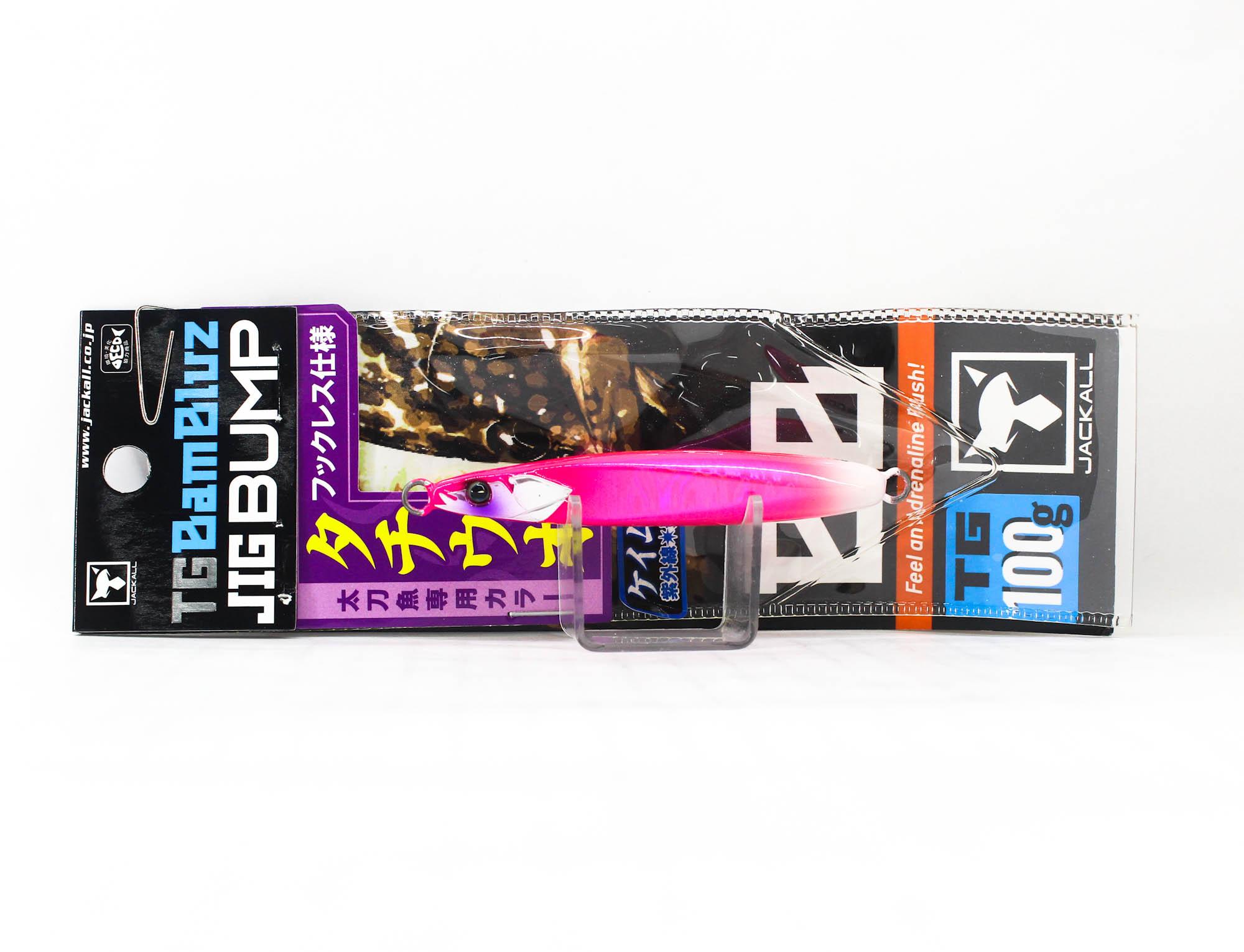 

Jackall Metal Jig Bambluz Bump TG Tungsten 100 grams Pink Glow (5066)