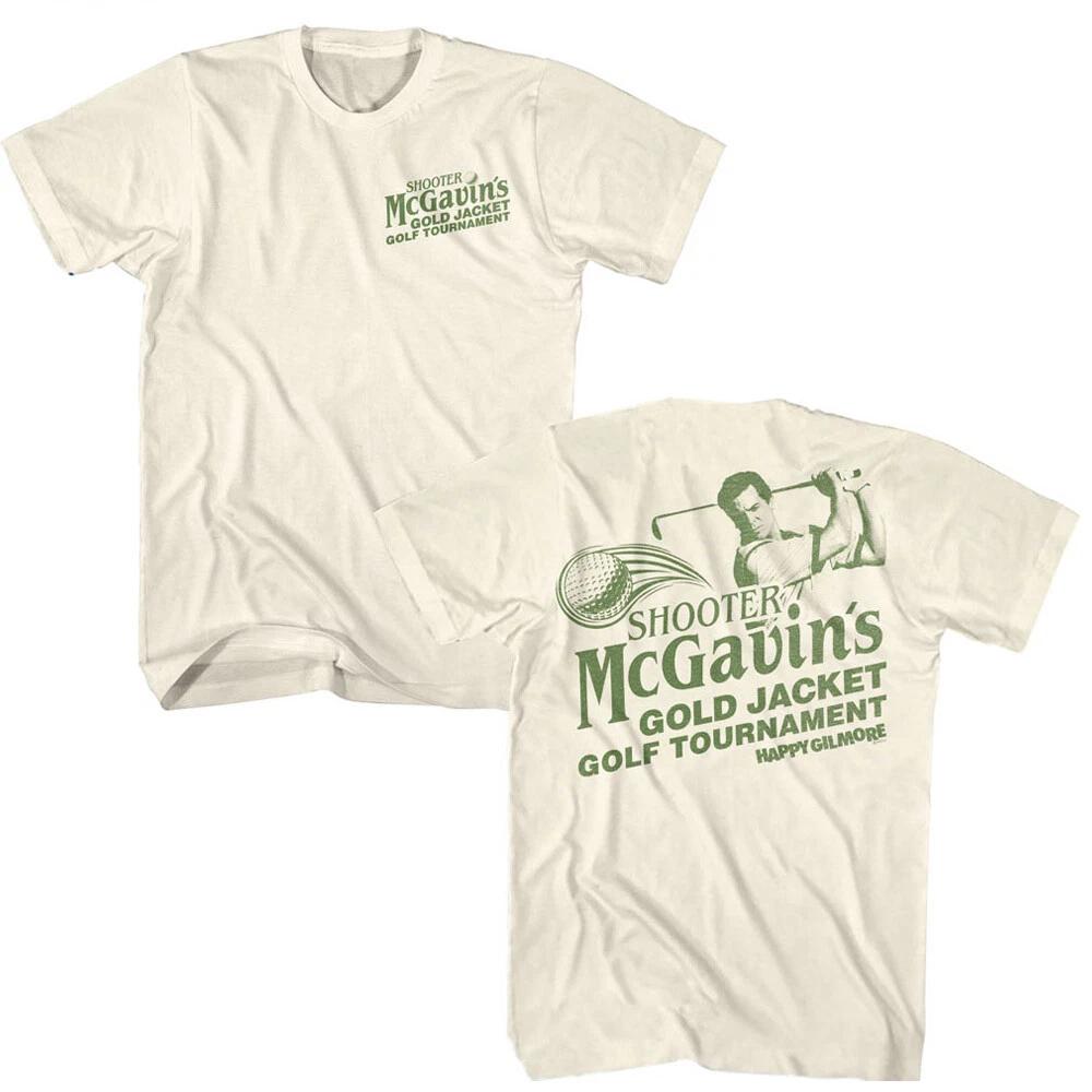 Happy Gilmore Shooter McGavin s Gold Jacket Golf Tournament Men s T Shirt XL