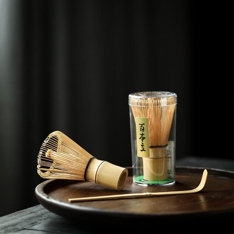 Japanese Tea Set Matcha 3-Piece Whiskey (Tea) Spoon and Spoon Matcha Tea Set Bamboo Accessories