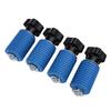 4PCS ATV Anchors Blue Color Lock and Ride Tie Down Anchors Replacement for Polaris RANGER GENERAL with 1 7 16in Hole