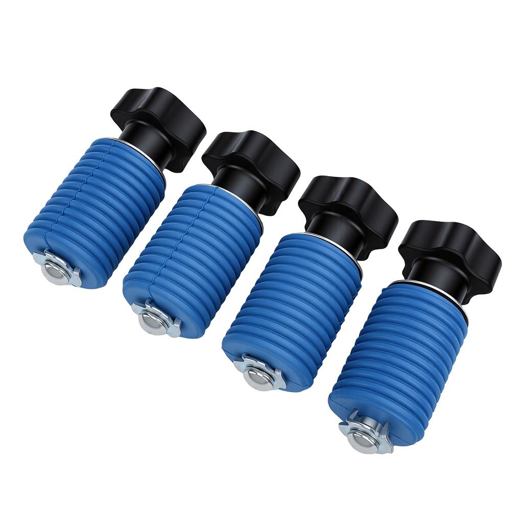 4PCS ATV Anchors Blue Color Lock and Ride Tie Down Anchors Replacement for Polaris RANGER GENERAL with 1 7 16in Hole
