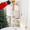 1pc Christmas Bell Pendants Christmas Atmosphere Decorations Door Hangers Bows Wind Chimes Christmas Tree Ornaments