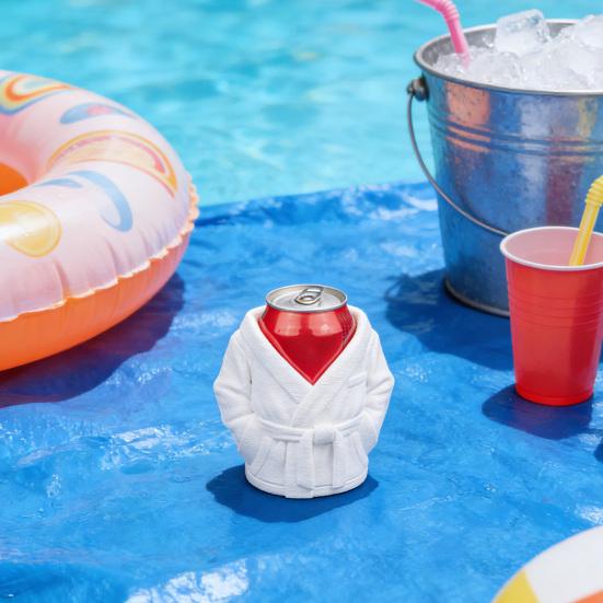 Beverage Can Jacket Funny Beer Can Holder Soda Can Hoodie 3D Printed Drink Can Sleeve for Parties BBQs Gag Gift