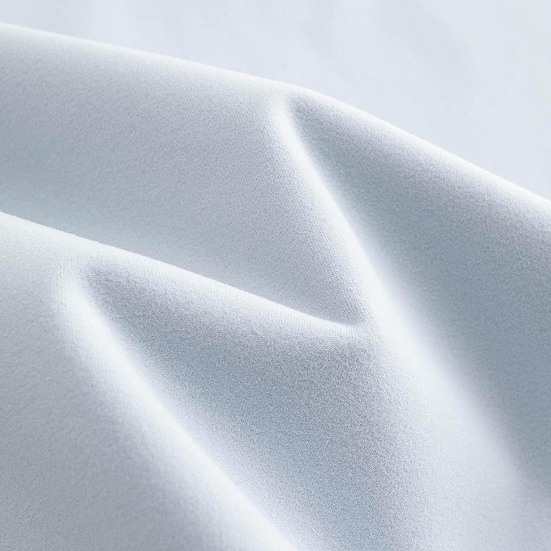 Anta Lightweight Warm Fleece Sports Simple Pullover Long Sleeve Knit Top Men tops Cerulean-Gray 152547401R-1