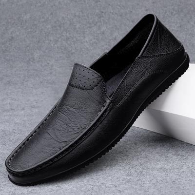 Mode Sommer Atmungsaktive Herren Slipper Mode Lässige Herren Flats Klassische Slip-On Herrenschuhe Leicht Bequem Business Herren Fahr-Mokassins