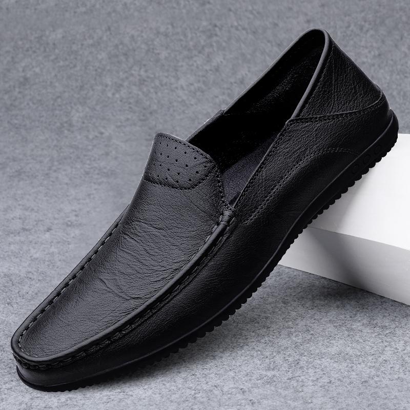 Fashion Summer Breathable Men's Loafers Fashion Casual Male Flats Classic Slip On Men shoes Light Comfy Business Mens Driving Mocassins