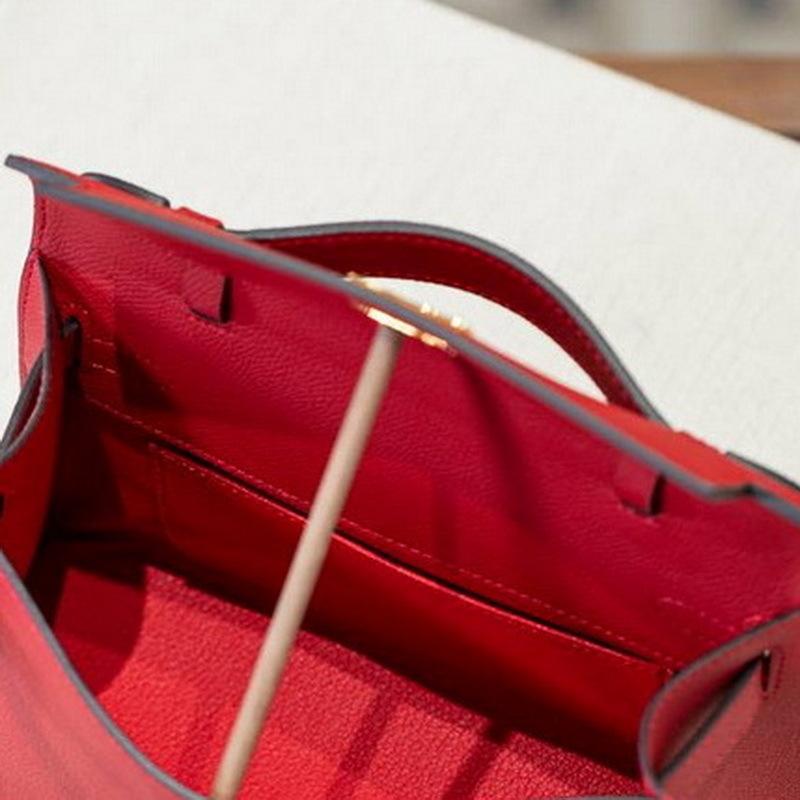 Tas Dames 2026 Nieuw Palmpatroon Koeienhuid 22cm Mini Generatie Kai-Li Mode Draagbare Echte Leer Dames Tas