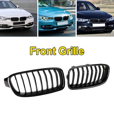 Gloss Black Front Kidney Grill Grille Fit BMW 3 Series F30 F31 F35 2012-2019
