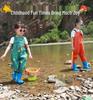Kids' Waterproof One-Piece Waders for Sand, Water Play, and Rain with Boots