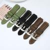 Für Casio kleine quadratische Uhr AE1200/1300/1000 SGW-500H/W218 A159 A158 A168 retro mattiertes Rindslederarmband echtes Lederarmband