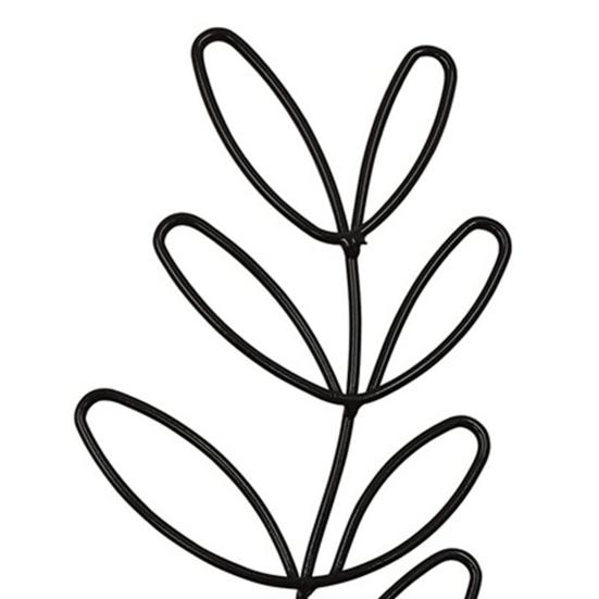 Metal Plant Trellis Leaf Shape Plant Support Frame Planter Insert Wire Trellis for Vine Climbing Plants Indoor Outdoor Potted Plants