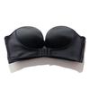 Nude Strapless Bra with Front Closure and Seamless Supportive Design