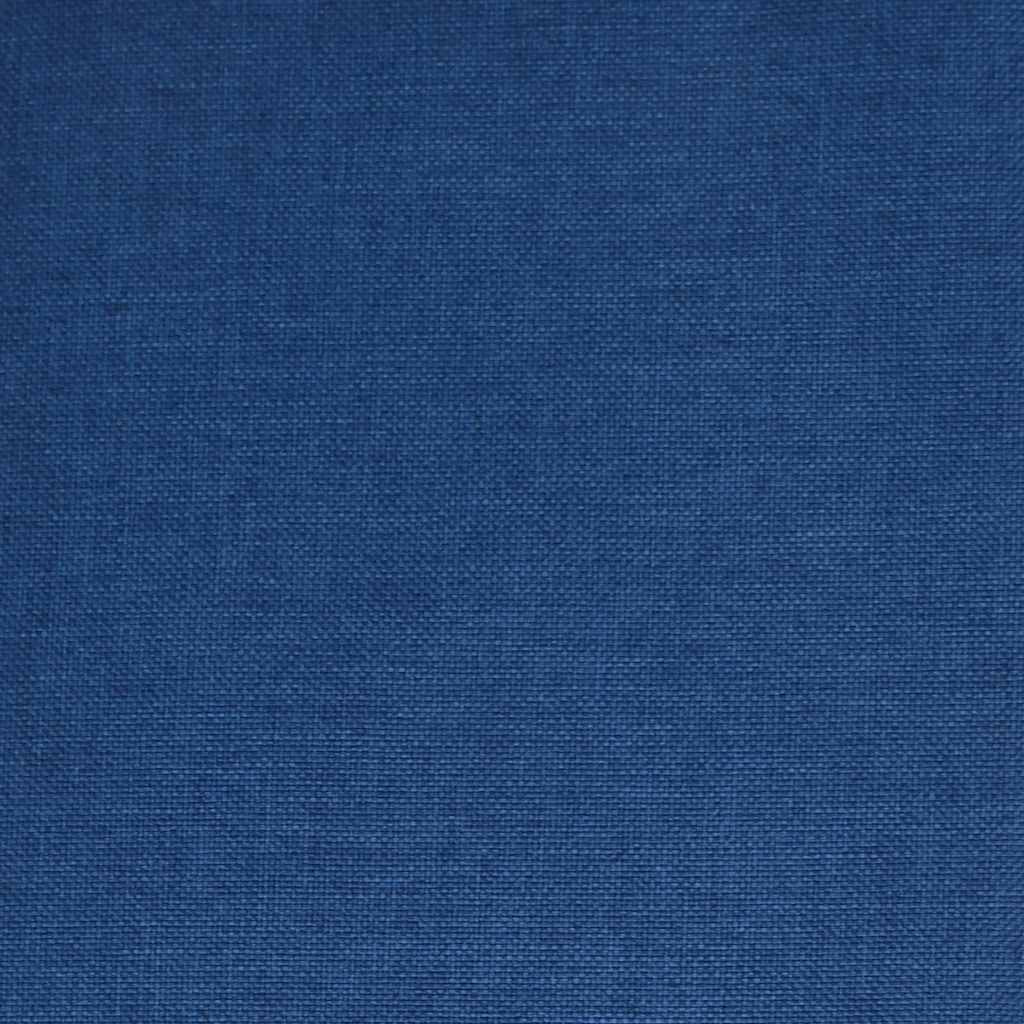 Swivel Dining Chair Blue Fabric
