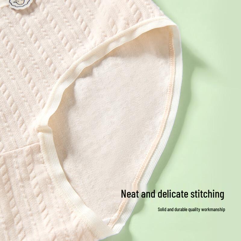 FENTENGCARE Women's 7-Pack Antibacterial Cotton Mid-Waist Panties