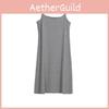 Women's Long Tanks Camisole Dress Tunic Slip Length Stretch Spaghetti Tank Top In Premium Quality Fabric