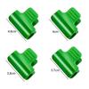 50pcs Green Plastic Greenhouse Film Clips - Heavy-Duty Windproof Garden Clips For Securing Mulch, Tarp & Plant Covers