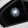 Break Glass Car Window Sticker 3D Tricky Simulation Ball Hits Sticker For Cars Peel & Stick Vinyl Decal Waterproof Car Sticker
