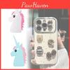 Cute 3d Unicorn Cartoon Horse Rubber Case Cover Mobile Phone Iphone Supplies
