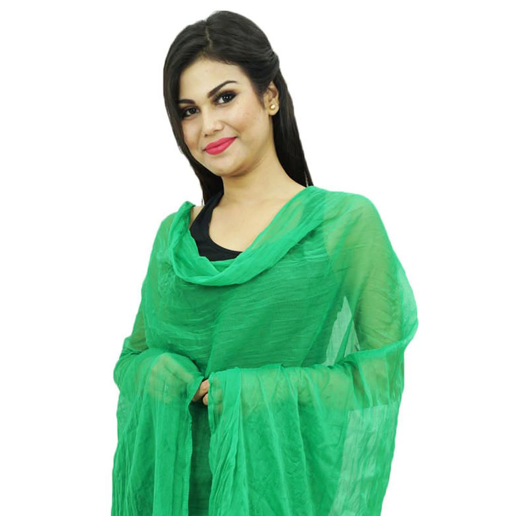Chiffon Blend Dupatta Women Ethnic Chunni Fashion Stole Traditional Indian