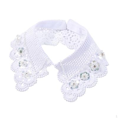 Elegant Removable Lace Collars, Decorative Blouse Fake Half Shirt Collars