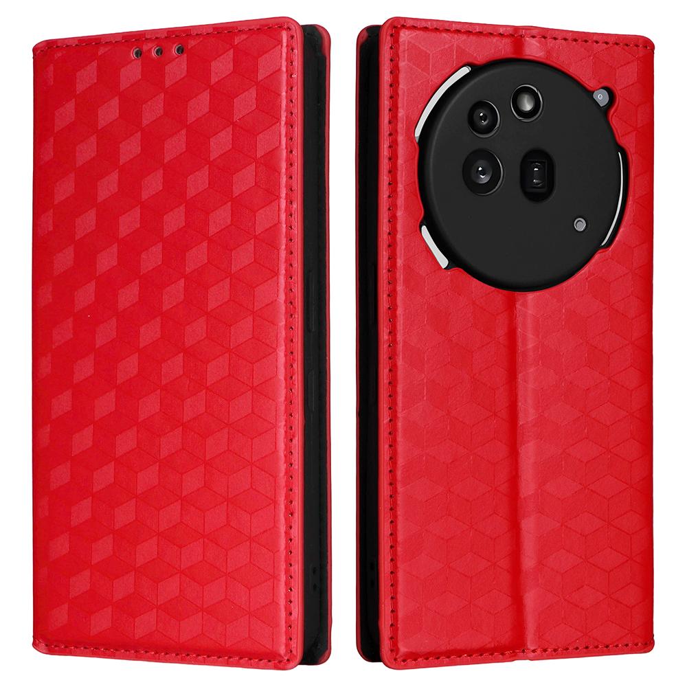 For Nothing Phone (3a) Pro Case Wallet Rhombus Imprinted Leather Phone Cover