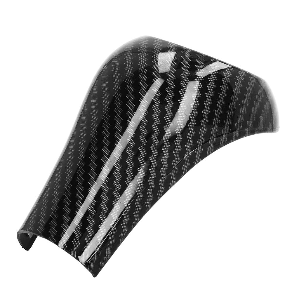 Gear Shifting Lever Knob Cover Carbon Fiber Style Shifter Head Decal Sticker Replacement for Mercedes‑Benz A‑Class