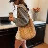 Woven Beaded Casual Women's Shoulder Bag New Fashionable and VersatileTote Bag Shopping Handbag