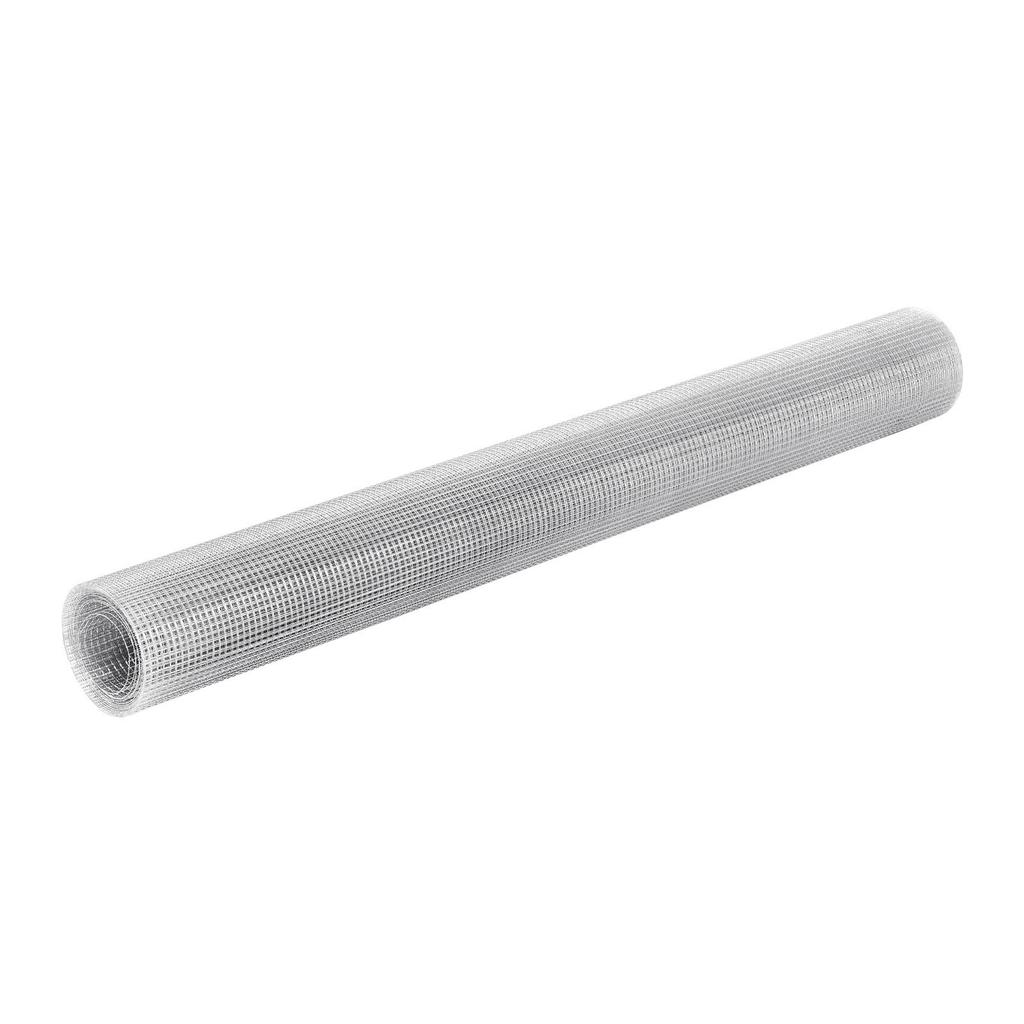 Hardware Cloth, 6.3 Mm 1 X 5 M 0.55 Mm Diameter Chicken Wire Fence, Hot-Dip Galvanized After Welding Metal Wire Mesh Roll, Garden Plant Welded Fencing