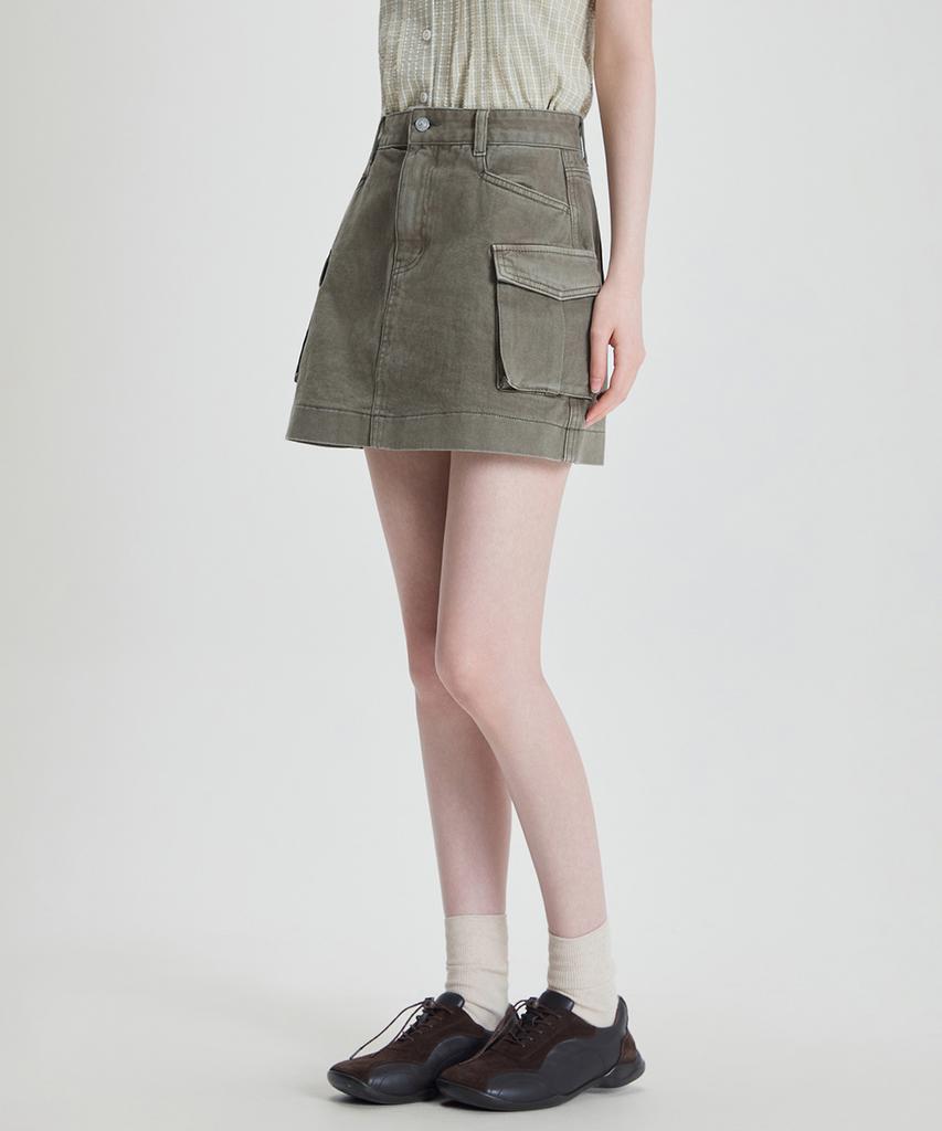 MIXXO Cargo Denim Skirt_Miwwhg413J