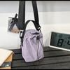 Sports Drawstring Crossbody Bag Solid Color Mobile Phone Pack Quick-dry Nylon Shoulder Bag  Unisex