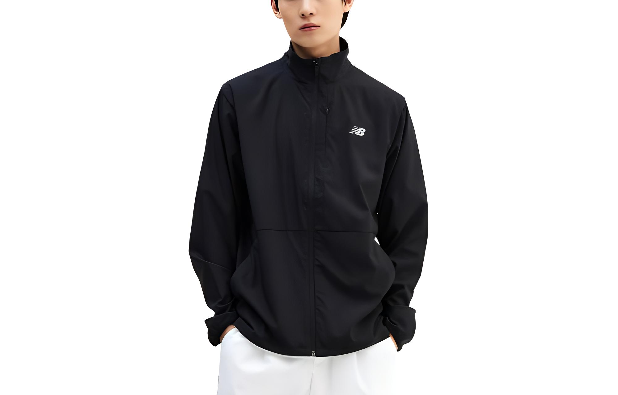 Куртки и пальто New Balance Мужские Черные NBMDE2P041-19 L