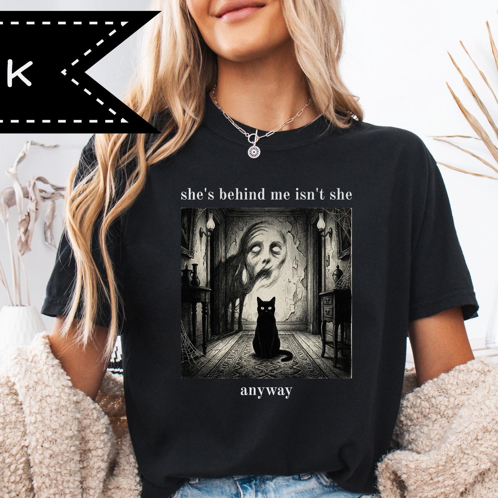 Goth Cat Shirt, Unhinged Meme Tee, 90s Style, Critical Thinker Apparel 3XL