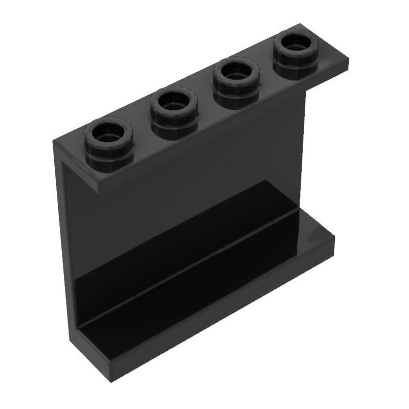 

50Pcs MOC Bricks 60581 4215 Panel 1x4x3 with Side Supports DIY House Building Block Compatible with Assembles Construction Toys
