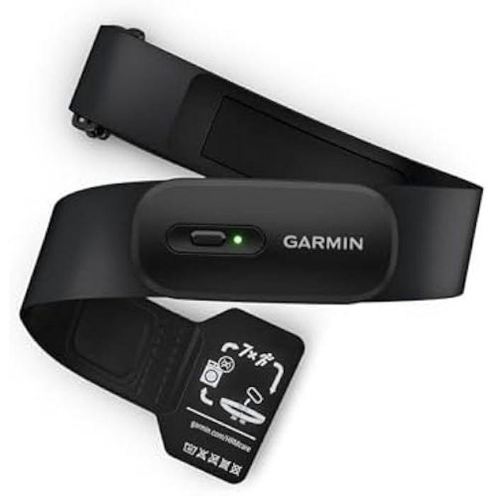 Ceinture de fréquence cardiaque - GARMIN - HRM 200 - Étanche jusqu'à 30 m - Autonomie d'un an - Mixte