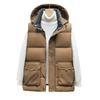 Vest men's winter youth and students tooling large version cotton vest vest vest vest thickened jacket can be removed to keep warm