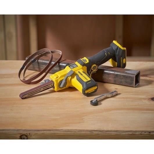 Cordless Electric File - 18V - STANLEY FATMAX - SFMCE210D2K-QW + 2 Batteries 2Ah + Charger