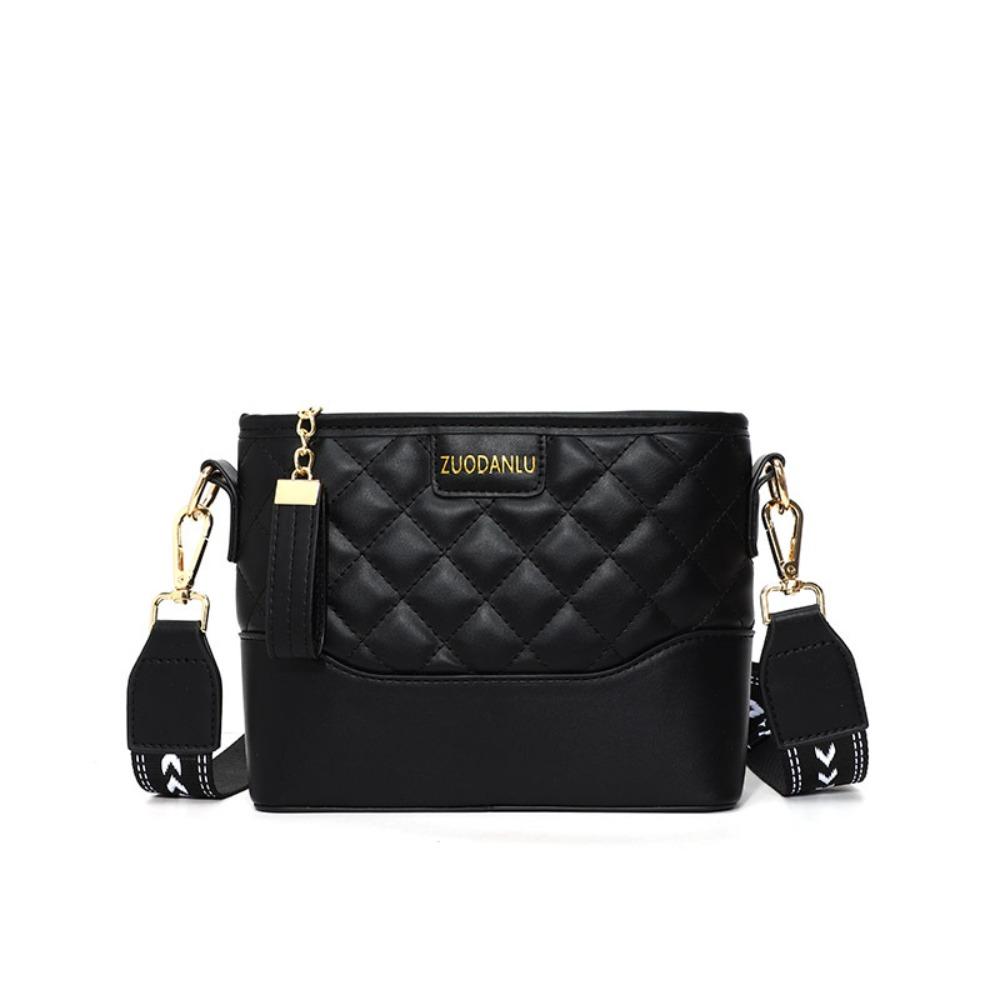 

Lattice Rhombic Lattice Shoulder Bag Letter Underarm Bag Cute Crossbody Bag Girls чёрный