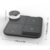 Charging Station For Multiple Devices Fast Wireless Phone Charging Adapter Stand Cell Phone Tablet Watch Charger With Light For