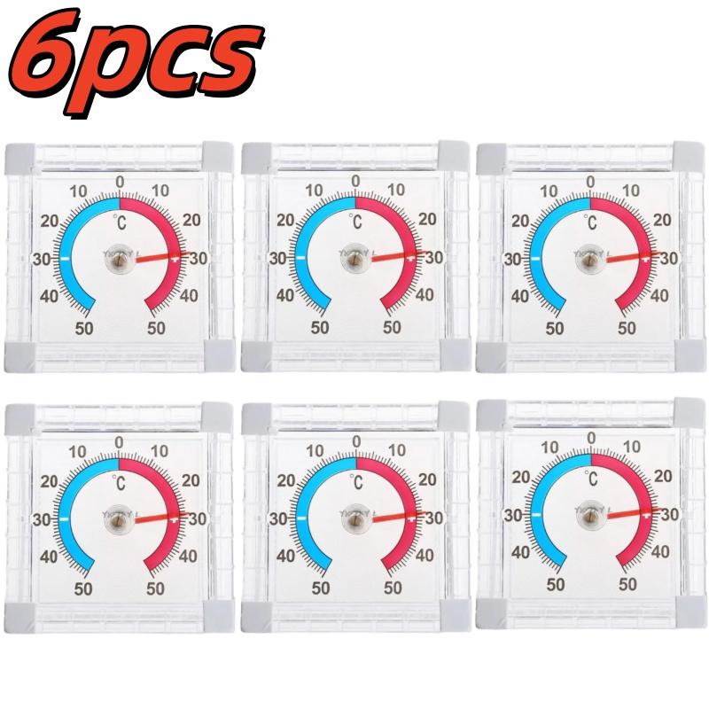 1~10pcs -50°C~50°C Temperature Thermometer Window Indoor Outdoor Wall Garden Home Graduated Disc Measurement Multimeter