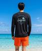 Helingbon [Set] Men'S Loose Fit Long Sleeve Rash Guard & Active Swim Pants Rf342 Ad508