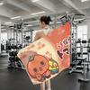 Cute U-Uso Tantei Tomato Cartoon Towel Shower Sauna Travel Spa Quick Dry Gym Accessories Soft Large Beach Towels