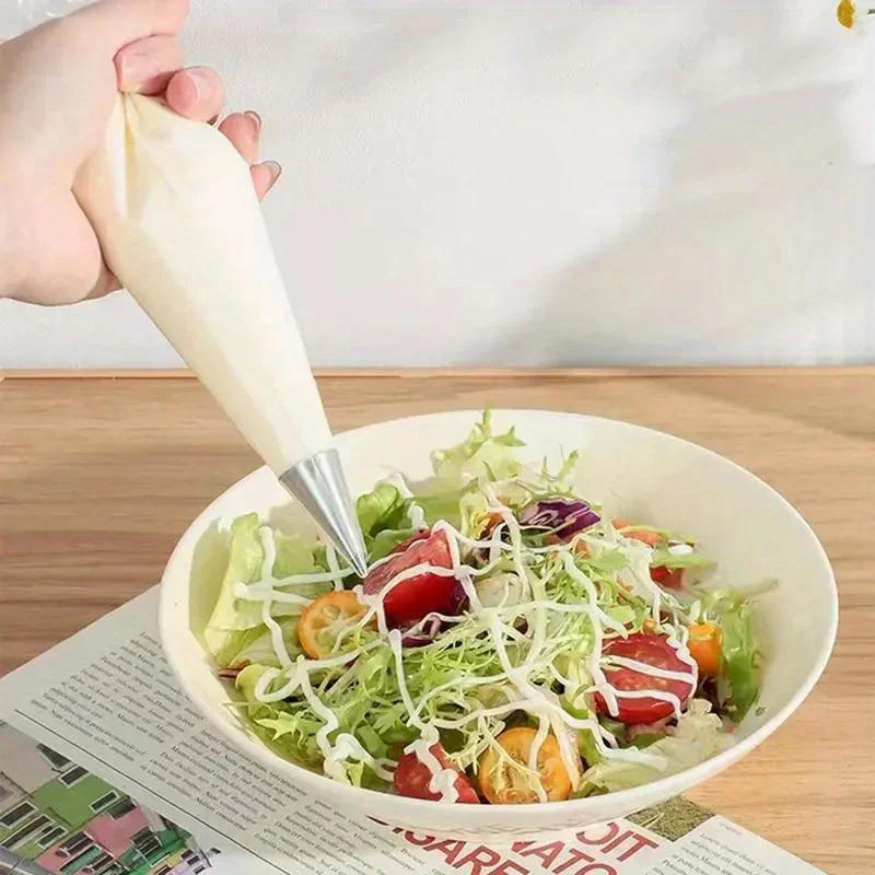 Disposable Icing Piping Cake Cream Bags, Cream Piping Bags, Baking Squeeze Flower Bags, Decorating Pastry Bag, Baking Tools